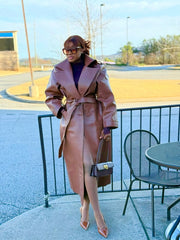 OSTRICH TRENCH COAT
