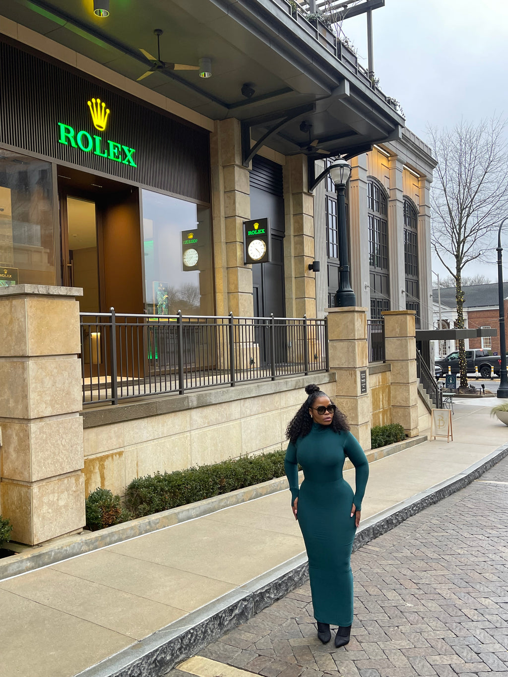 BOTTLE GREEN BodySuit + Skirt