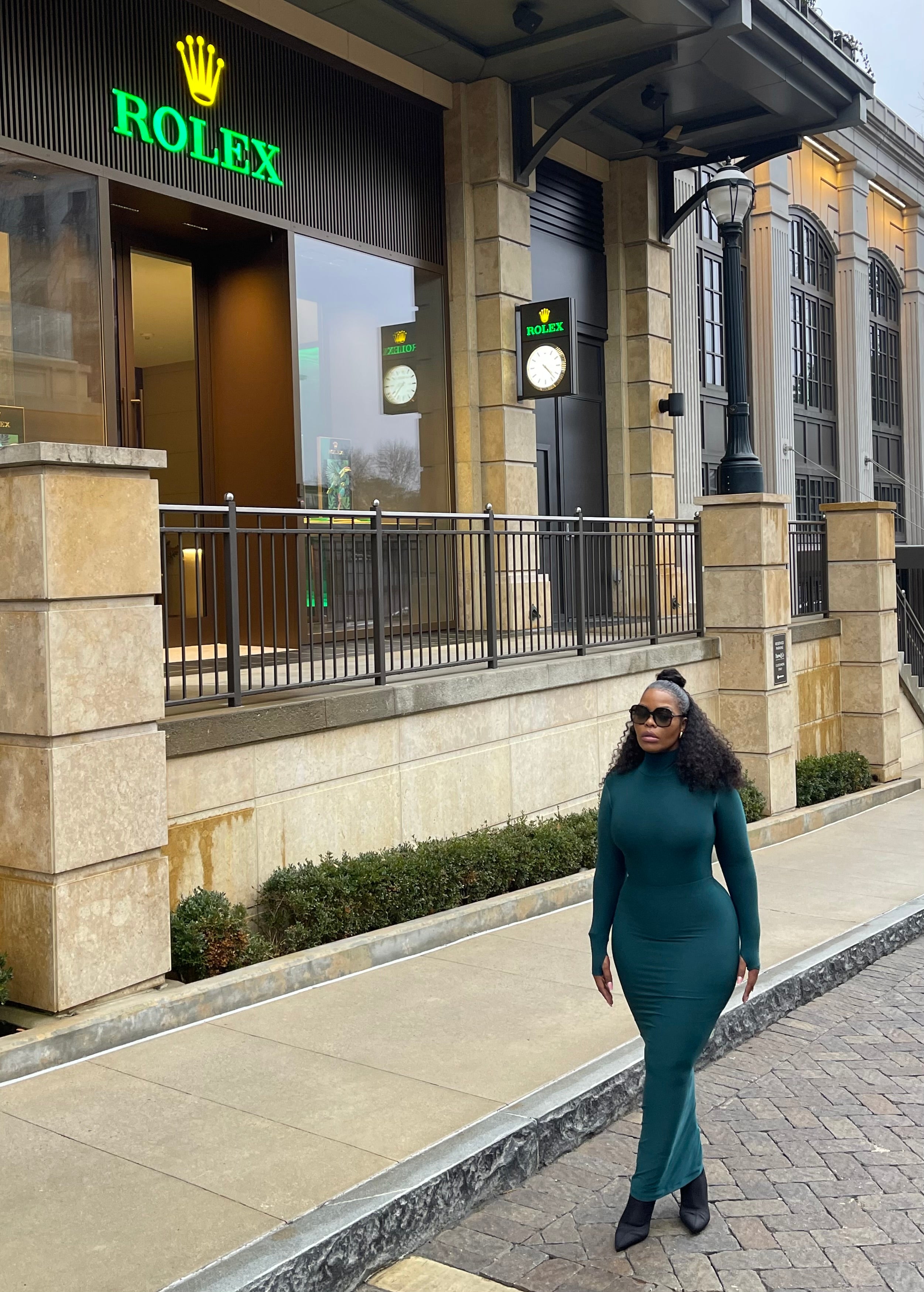 BOTTLE GREEN BodySuit + Skirt