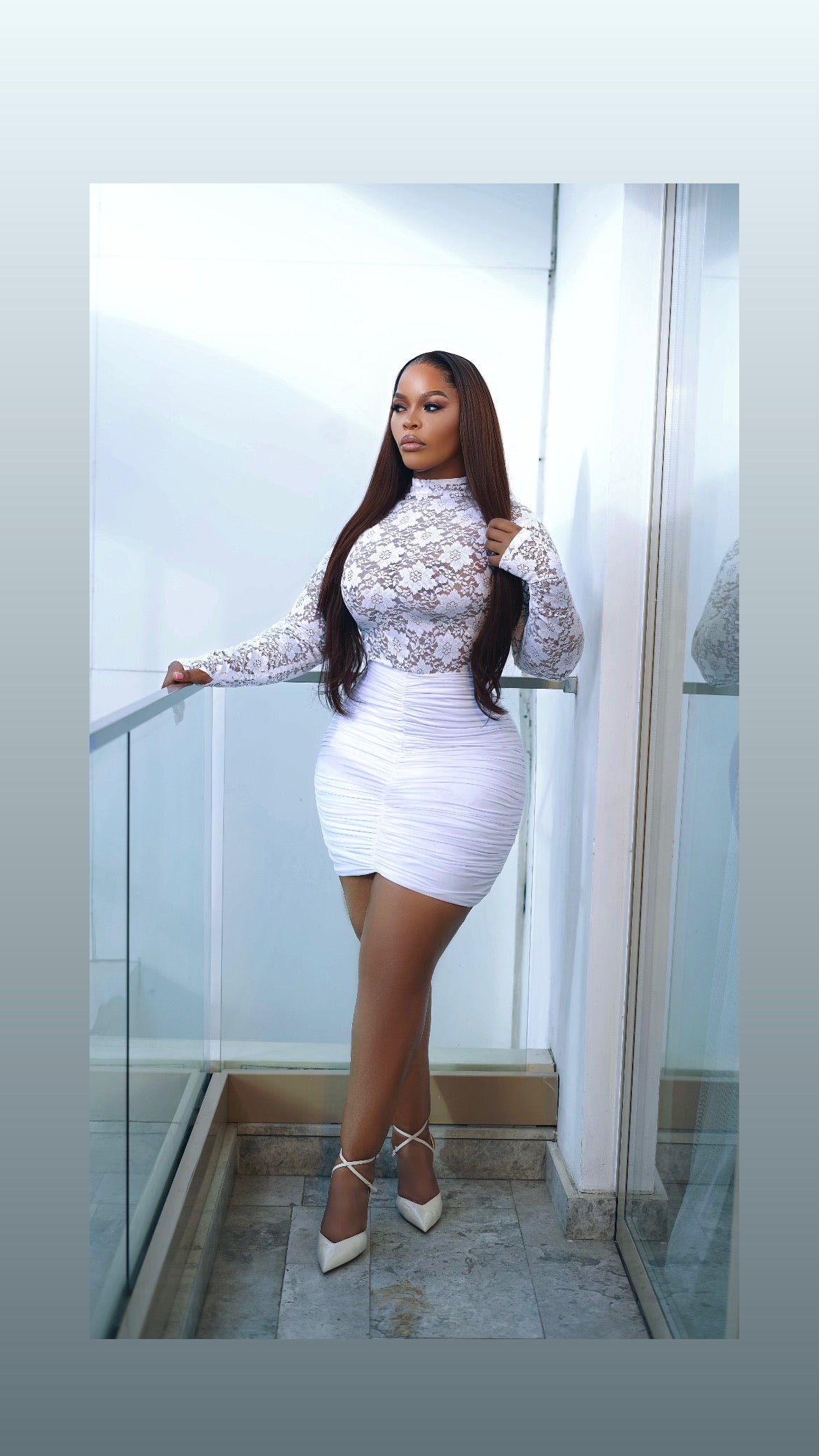 LACE Dress + Skirt Set