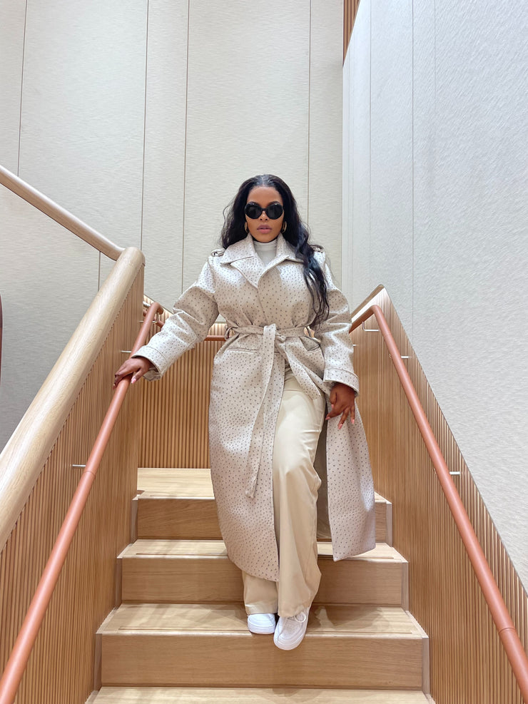 OSTRICH TRENCH COAT