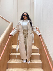 OSTRICH TRENCH COAT