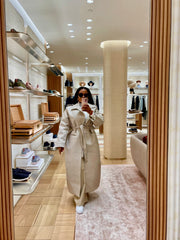 OSTRICH TRENCH COAT