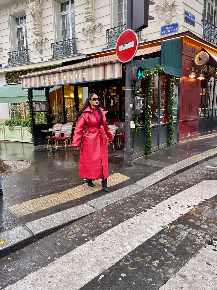 OSTRICH TRENCH COAT