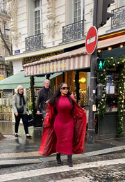 OSTRICH TRENCH COAT
