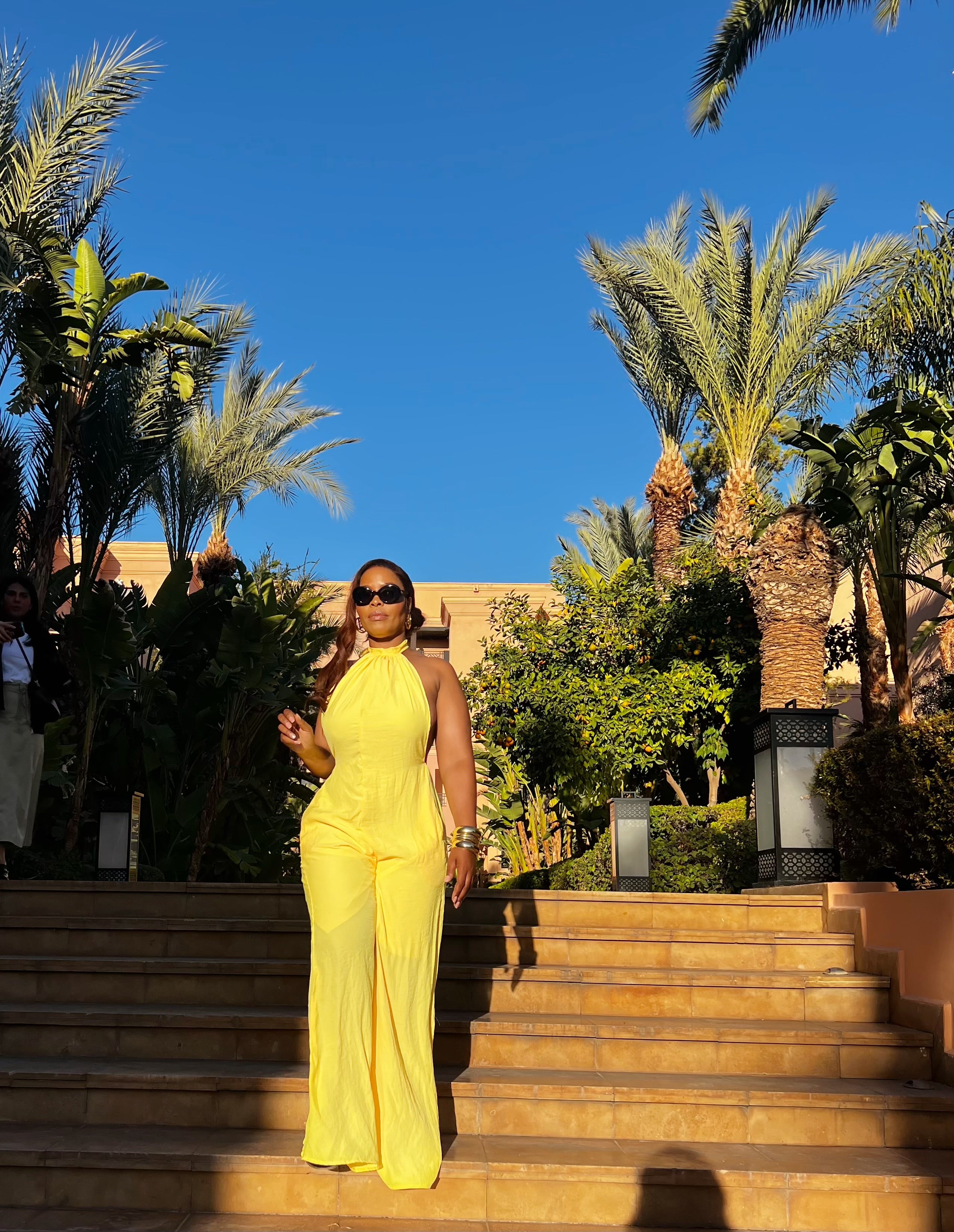 YELLOW BUTTER JUMPSUIT