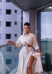 LINEN SKIRT SET