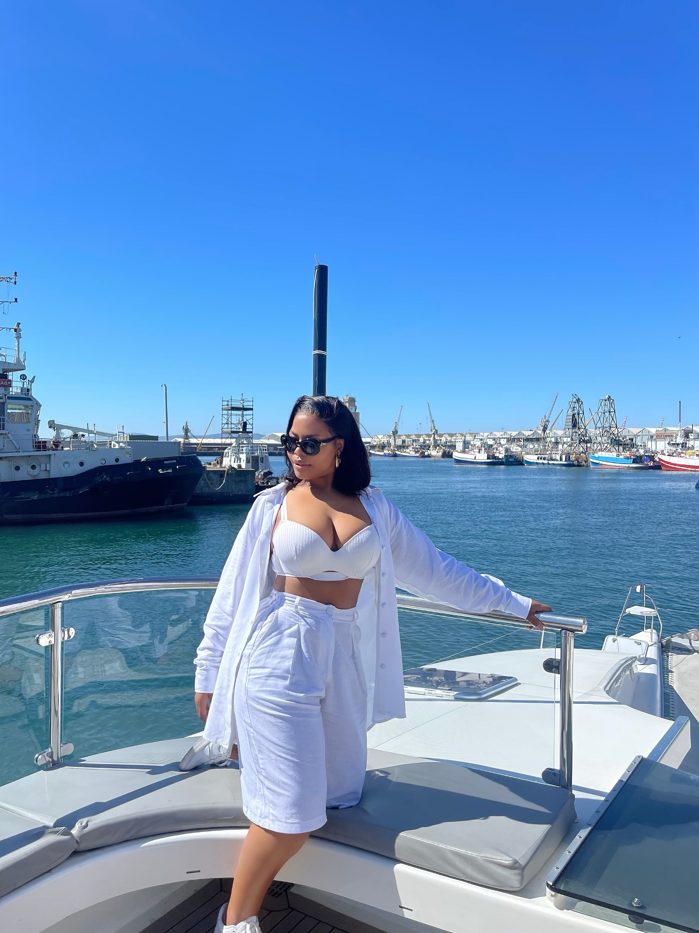 LINEN SHORTS & SHIRT SET