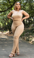 Nude Knit Tight Set
