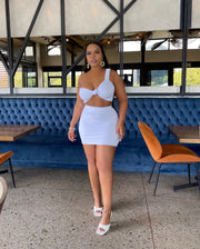 Knot Mini Skirt Set