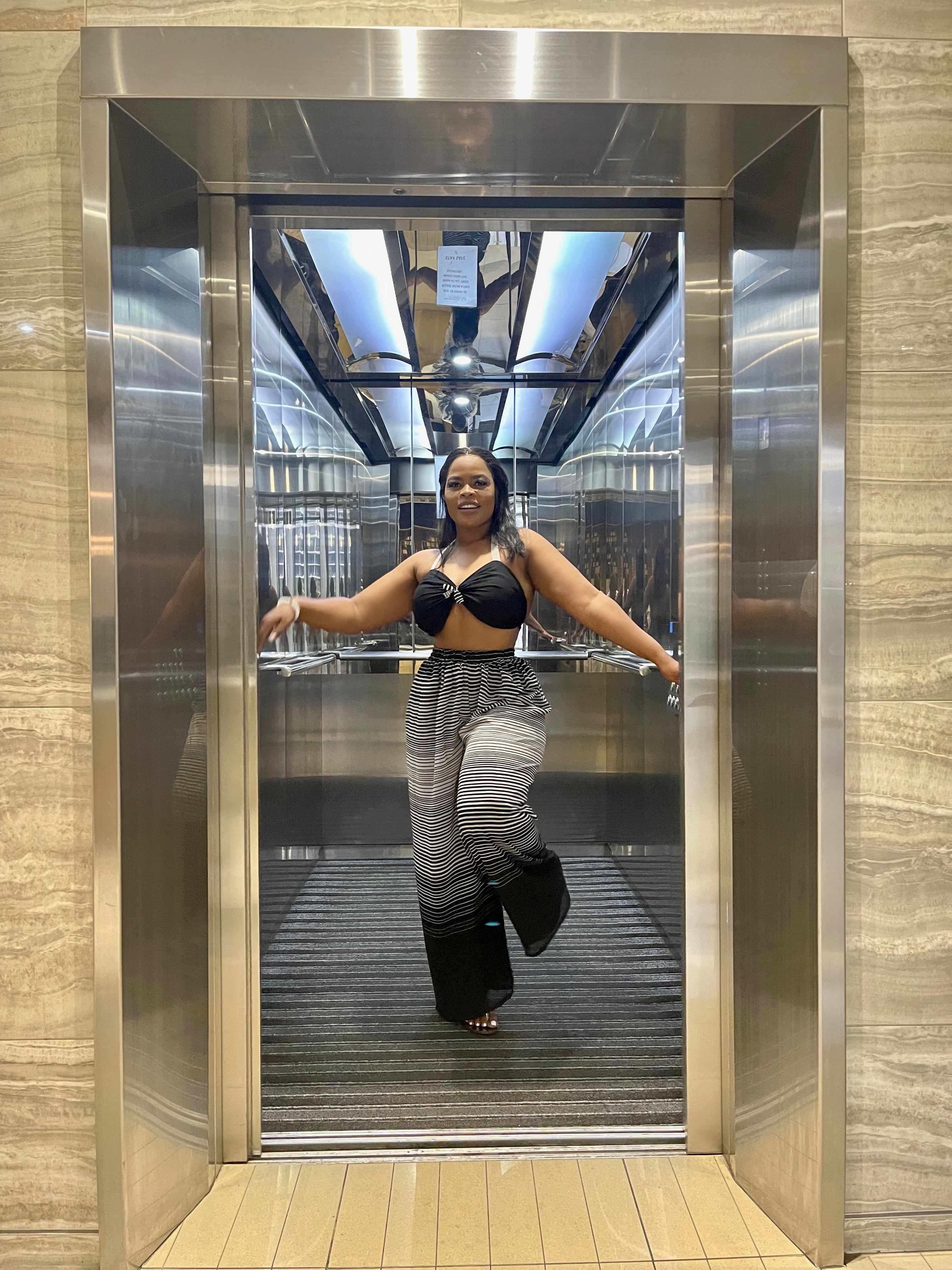 Black n White Palazzo Set